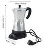 Detachable Electric Espresso Mocha Pot 6 Cup Espresso Machine Portable Coffee Pot  Stove