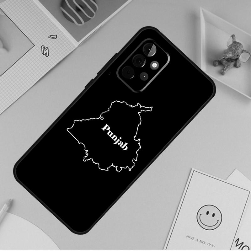 Punjab Map Case For Samsung Galaxy A36 A16 A56 A06 A54 A34 A14 A13 A53 A12 A22 A32 A52 A35 A17 A15 A55