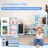 Children's Play Shop Toy, Educational Toy for Children from 3 Years, Wood + Plastic, Blue, 30x155x