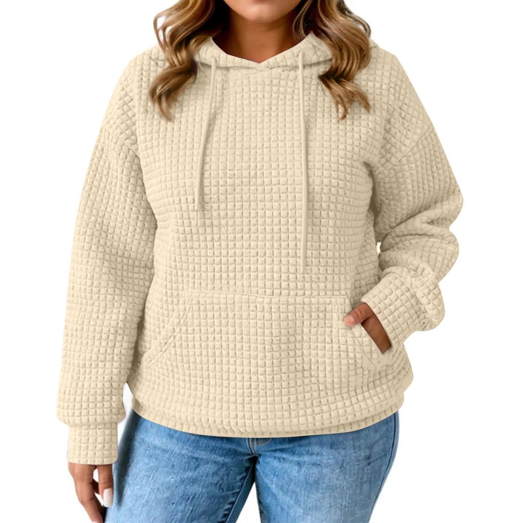 Женские толстовки с капюшоном, с длинным рукавом, повседневные, со шнурком, свитшоты, пуловер, карманы, топы