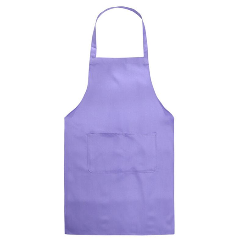 Kitchen Convenience Store Solid Color Apron Adjustable Bib Apron Dress Men Women Kitchen Restaurant Chef Classic Cooking Apron