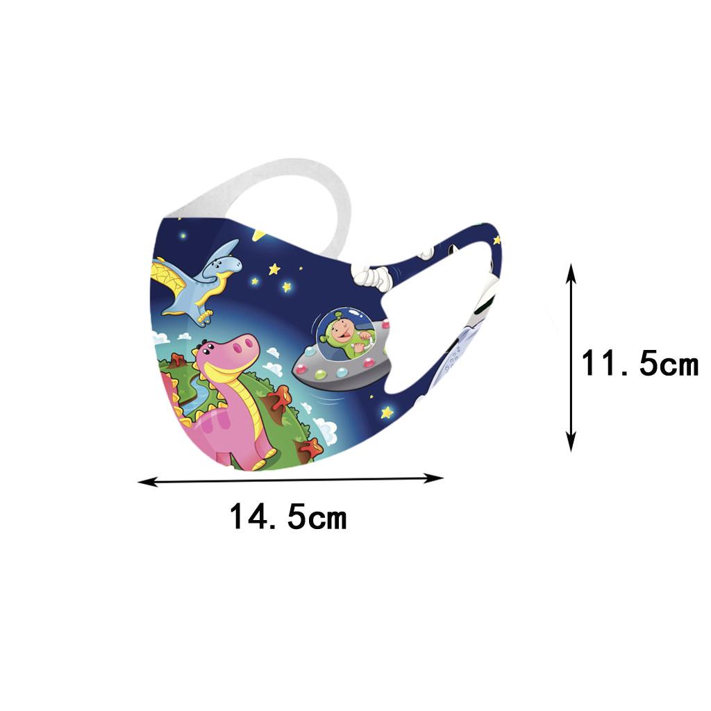 1PC Children's Windproof Reusable Printed Face Mask
