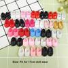 1 pairs PVC Doll Shoes Boots Cute General-Purpose Doll Body Shoes Mini Shoes  for 17cm Dolls