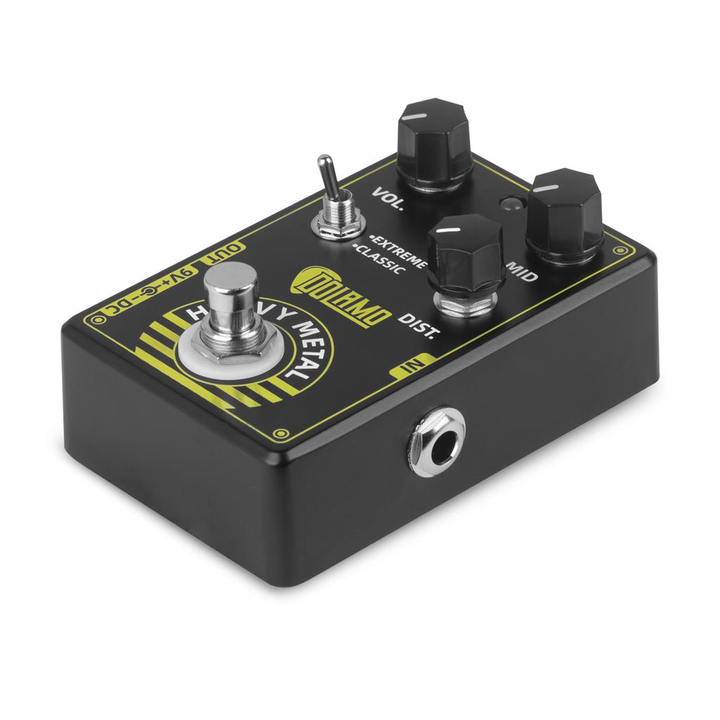 Dolamo Heavy Metal Guitar Effects Pedal High Gain Distortion Volume/Mid DC 9V 6.35mm Input/Output