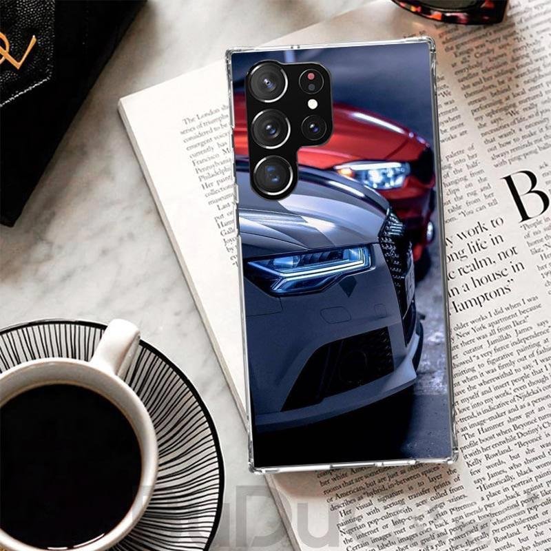 Суперкар Для A-Audis R-S Sport Чехол Для Samsung Galaxy S23 S22 S24 S25 Ultra Чехол Для Телефона S21 Plus S20 FE S10 + S25Ultra Печать F