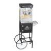 Popcorn Machine with Cart Popcorn Popper Maker 800W 0.2kg Kettle Black