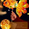 Handmade Mid-Autumn Festival Lanterns with LED Light Goldfish Lantern  Festival Decoration