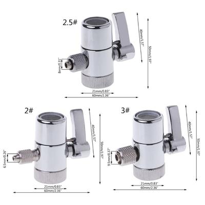 Фильтр для воды, кран-дивертер для системы обратного осмоса 1/4" 2.5/8" 3/8" трубный соединитель