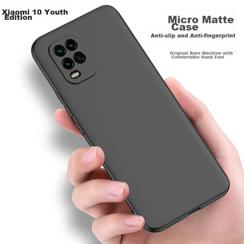 HotFire Case for Xiaomi 10 Youth Edition, Xiaomi 10 Youth Edition Protective Cover, Full Protection Shockproof Frosted Soft Phone Case