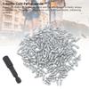 Screw in Tire Studs Anti Slip Anti Abrasive Robust Snow Tire Spikes 12mm Steel with Installation Tool for Motorcycle