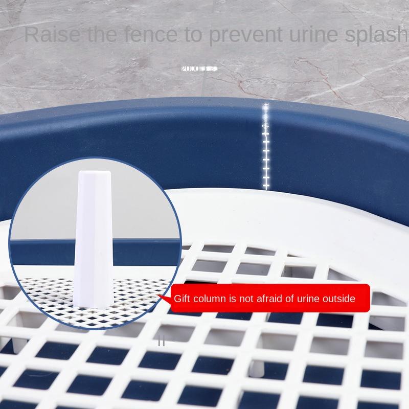 Съемный большой туалет для домашних собак с колонной, ограждение для мочеиспускания, тренировочный туалет с защитой от брызг, туалет для домашних животных, чистка туалета, поддон для щенков