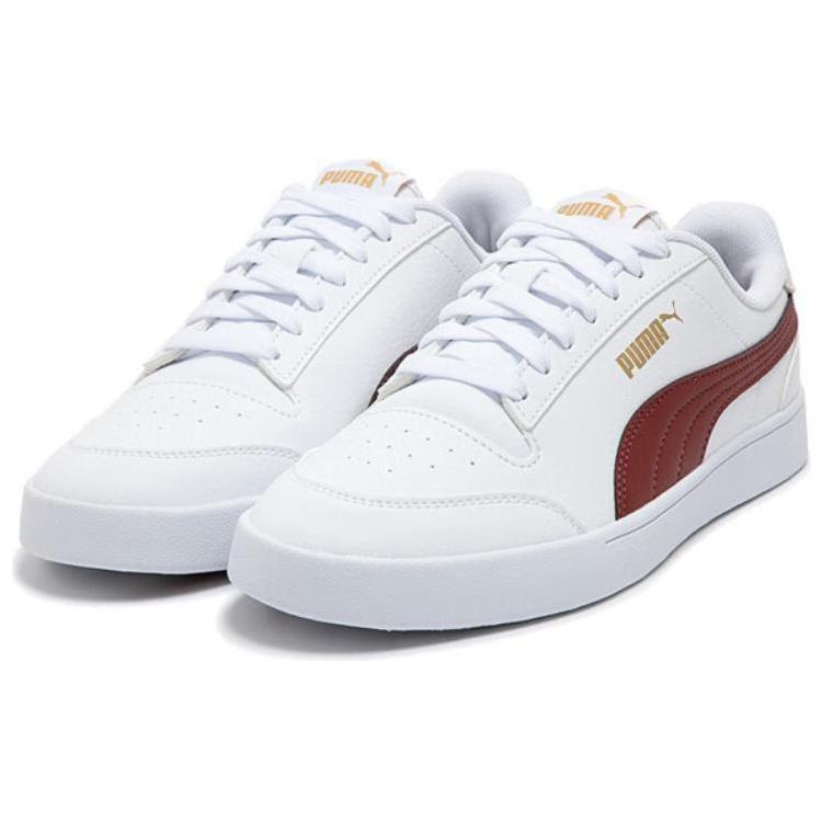Puma Кеды Shuffle низкие для скейтбординга Унисекс Белые 309668-23