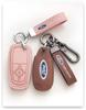 Car Sticker 2026 Ford New 2025 Hot New Leather Car Smart Key Case For Ford Fusion Explorer Edge Mustang Mondeo Kuka Personalized