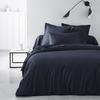 Drap housse TODAY Essential - 140 x 200+30 cm - 2 personnes - 100% Coton uni - Navy