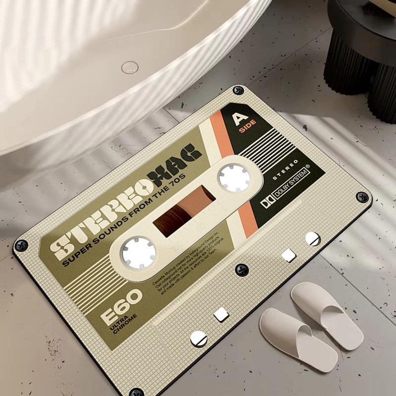 Коврик для ванной из диатомовой грязи, коврик для пола, коврик для входной двери, туалетный впитывающий коврик для ног