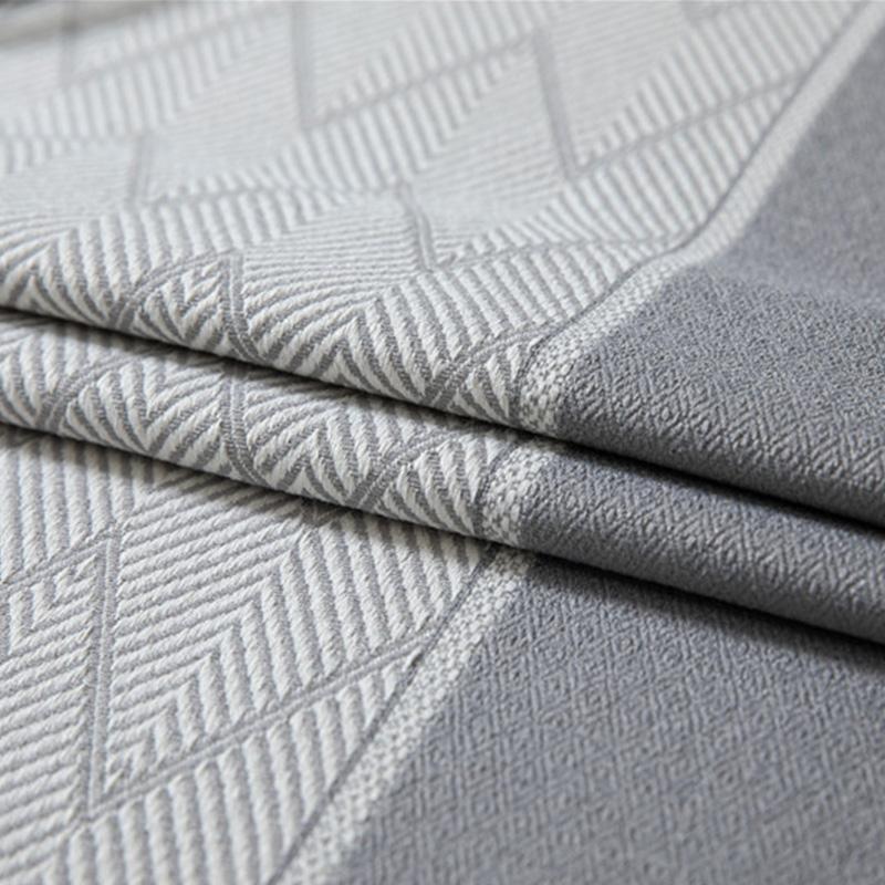 Жаккардовая крышка стола с кисточками и волнами для обеденной вечеринки, рождественская скатерть