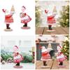 Festival Mr.Santa and Mrs.Santa Collectible Statues Resins Christmas Gingerbreads Couple Figurine Decoration for Holiday