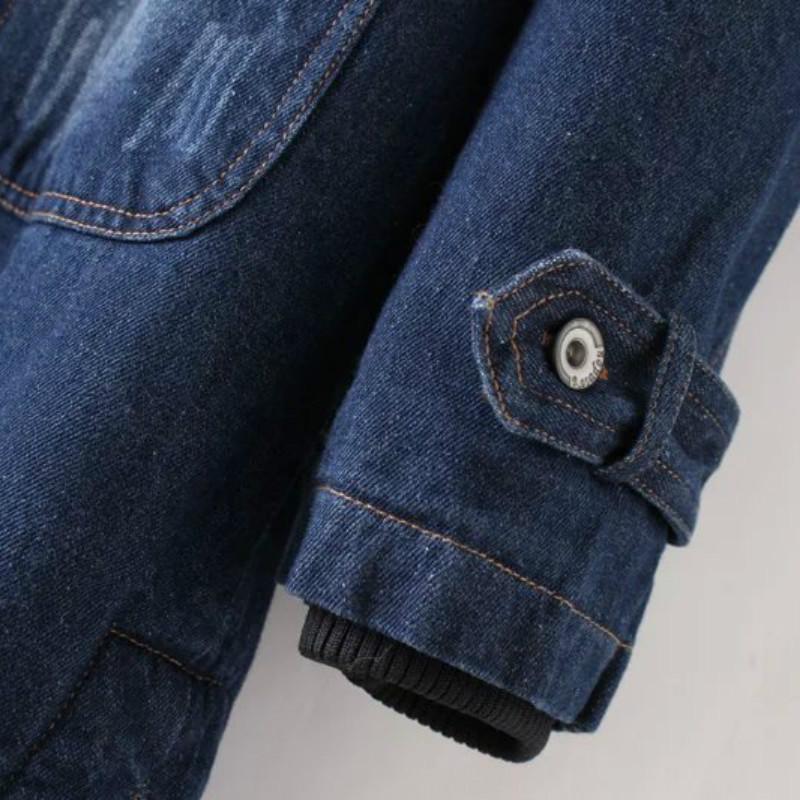 Winter Denim Jacket Women Ladies Outwear Fashion Long Sleeve Loose Casual Girls Jackets Women Coat