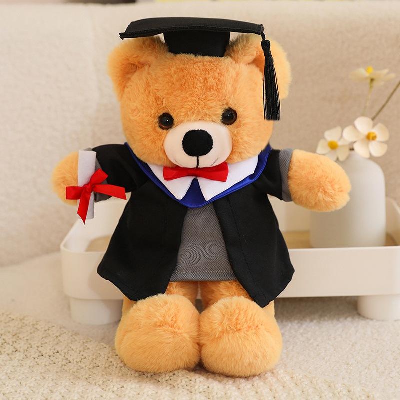 Милый галстук-бабочка выпускной доктор мишка кукла плюшевая игрушка бакалавр мишка кукла студент выпускной памятный подарок