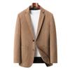 Весна и осень новый шерстяной костюм мужской корейский стиль тонкий модный маленький костюм мужской повседневный одинарный костюм