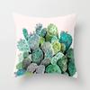 Nordic Style Tropical Plant Cactus Pattern Cushion Cover Sofa Car Office Pillowcase Home Decor