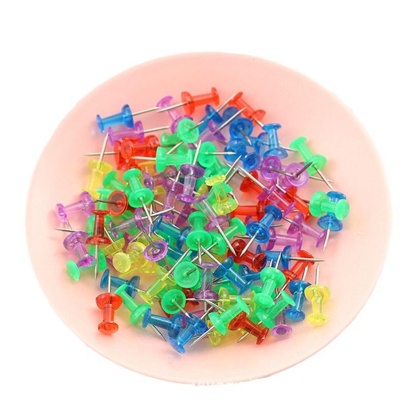 Разноцветные прозрачные кнопки-гвоздики многоразовые для офиса, дома и школы, для доски объявлений, для заметок, для пробковой доски, для классной доски, для дерева, пробки, ткани, инструмент для DIY