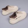 2025 Women's Versatile Autumn Fashion Lightweight Sports Casual Shoes - Wear-Resistant Thick Sole, Soft White Shoes