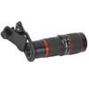 20X Long Focus Zoom Telephoto Lens with Clip for Smart Phone Tablet PC Black