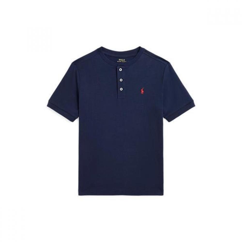 Polo Kids Boys 8 18 Years Old Cotton Jersey Short Sleeve Henley Shirts Cwpokniy8021278410