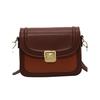 Contrast Color Women Mini Square Bags  Trendy Flap Design Versatile Crossbody Bag Korean Fashion Lady Handbags Purses