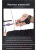 Dual-Use Bow & Arrow Automatic Release with Pulley Bow Arm Sling, Steel Ball, Wristband Clip for Outdoor Archery