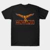 Asian Size Men Print T-shirt Condorman No-Cut Heat Transfer Print Cotton Tshirt