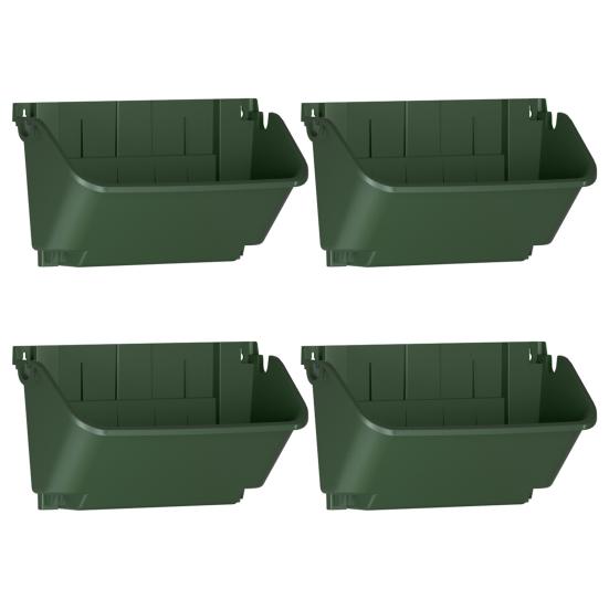 Вертикальный садовый горшок 350 мл, самополивающийся цветочный горшок, подвесной настенный штабелируемый цветочный горшок для трав, цветов, суккулентов