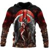 Men's Hoodies Devil Gothic Skull Fun Funny Leisure Pullover New Fashion Harajuku Street Jacket for Men and Women  Y2k