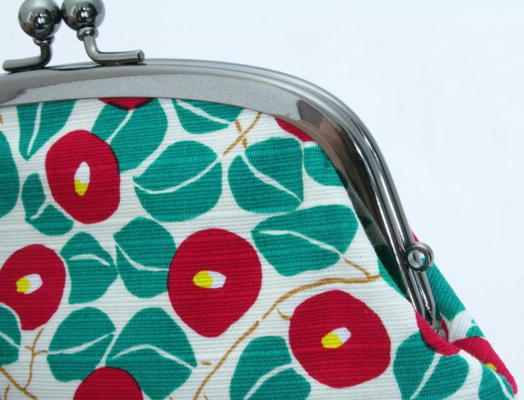 Made In Cotton Cosmetic Yumeji Camellia Design Kyosuke, Japan, 100% Pouch,