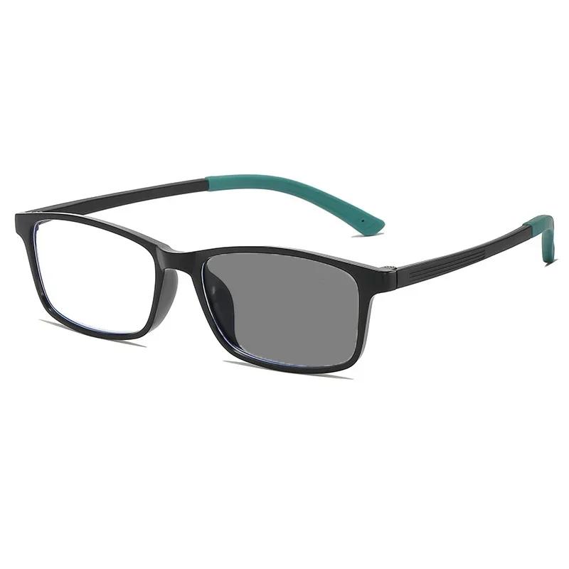 Унисекс, модные ультралегкие фотохромные очки для коррекции пресбиопии, очки для чтения с защитой от синего света, солнцезащитные очки для занятий спортом на открытом воздухе.