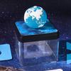Экологичный 3D-календарь-вырезка из бумаги «День Земли 2026» и креативный настольный орнамент Блокнот для заметок