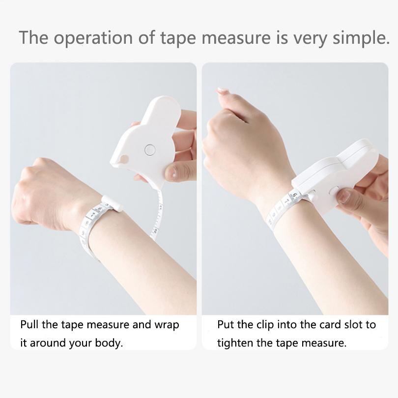 2pcs/lot Body Measuring Retractable Tape Measure Tool Kit for Baby / Child / Pediatrics, Head Measuring Tape Body Tape Measure