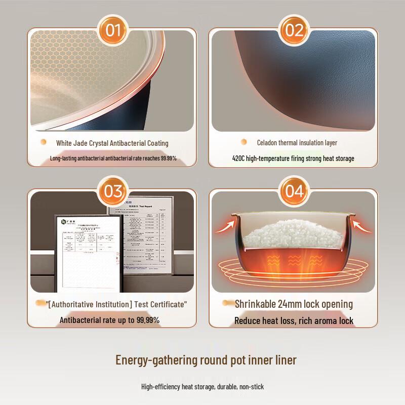 Midea Умная многофункциональная рисоварка 5 л с антибактериальным керамическим горшком