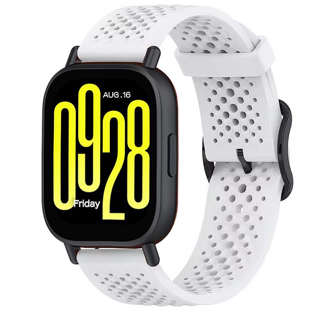 20mm 22mm Silicone Strap for Redmi Watch 5 Active/Lite Sports Smartwatch Breathable Replacement Wristband for Redmi Watch 5 Lite
