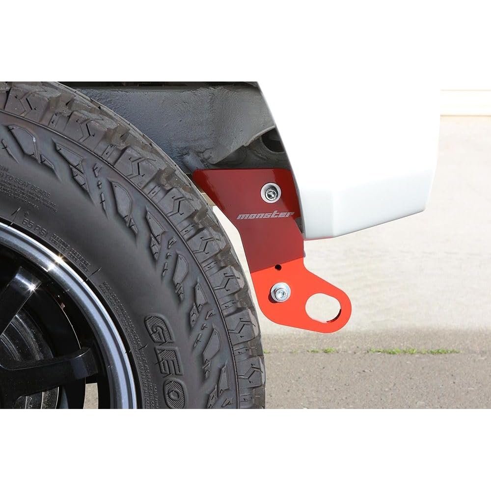 Буксировочный крюк Monster Sport задний для Jimny JB64W, Jimny Sierra JB74W, Jimny Nomad JC74W - Прочный стальной аксессуар