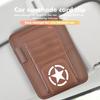AKI2  Car Sunvisor Storage Clip Multi-Pocket Card Ticket Clip Organizer Interior Accessories For Jeep JK JL JKU TJ YJ CJ Wrangler