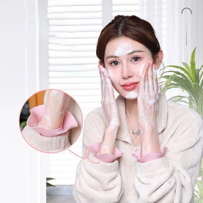 1 пара S/M/L силиконовый ремень для мытья запястья мягкие браслеты для мытья лица вода мытье предотвращает намокание запястья повязка для мытья