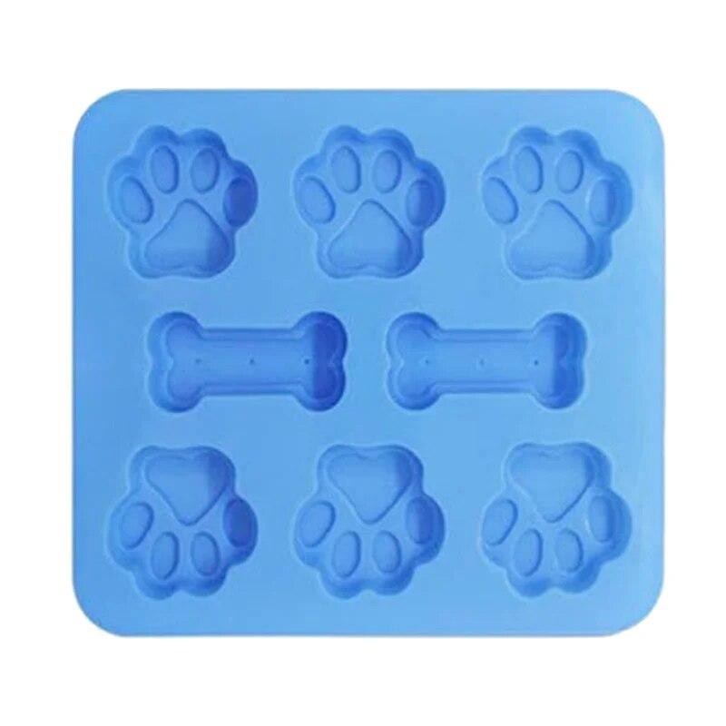 Силиконовая форма с изображением кошачьего следа, формы для торта, форма в форме кости, форма для помадки и печенья, 3D DIY, формы для выпечки в виде кошачьей лапы, аксессуары для выпечки
