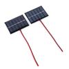1/2/3 Pcs 0.3W 5V/0.2W 4V Solar Epoxy Panel Polysilicon Board with Wire Mini Solar System Module for Battery Power Charger Solar