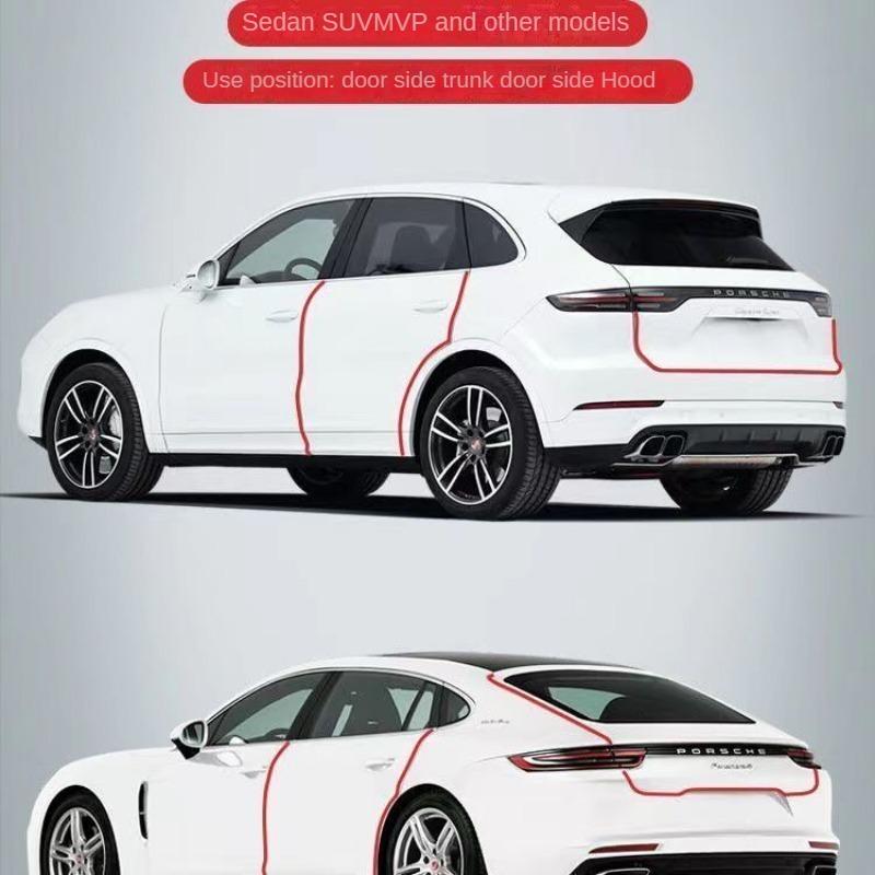 Общие невидимые фонари на порог автомобиля, педали багажника, наклейки на кузов, автомобильные наклейки, подходящие для предотвращения царапин и столкновений автомобиля