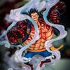 JT Studio 38cm One Piece Gear Fourth Monkey D Luffy Anime Figure Peripheral Resin Statue Model Decorative Ornaments Gift Toys