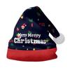 2024 Christmas Short Plush Santa Claus Hat for Adults & Kids - DIY Printed Ornaments
