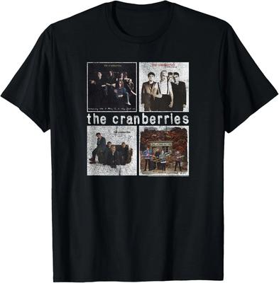 The Cranberries Потрепанные обложки альбомов Винтажная группа Мужская футболка 100% хлопок Топ