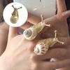 Модные кольца-ракушки улиток, массивные пляжные украшения из сплава для создания стильных образов